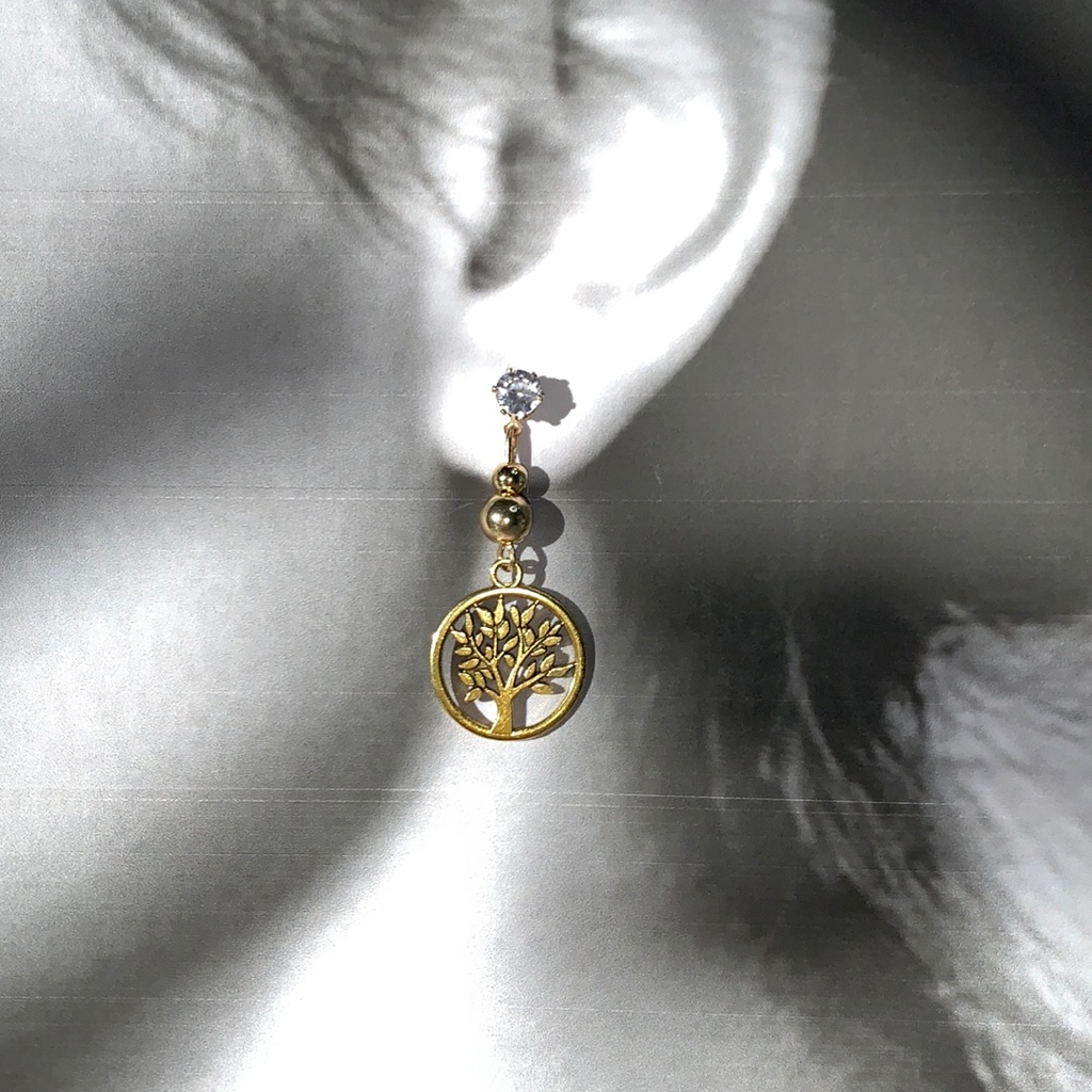 New Hand Crafted Tree Post Dangling Earrings